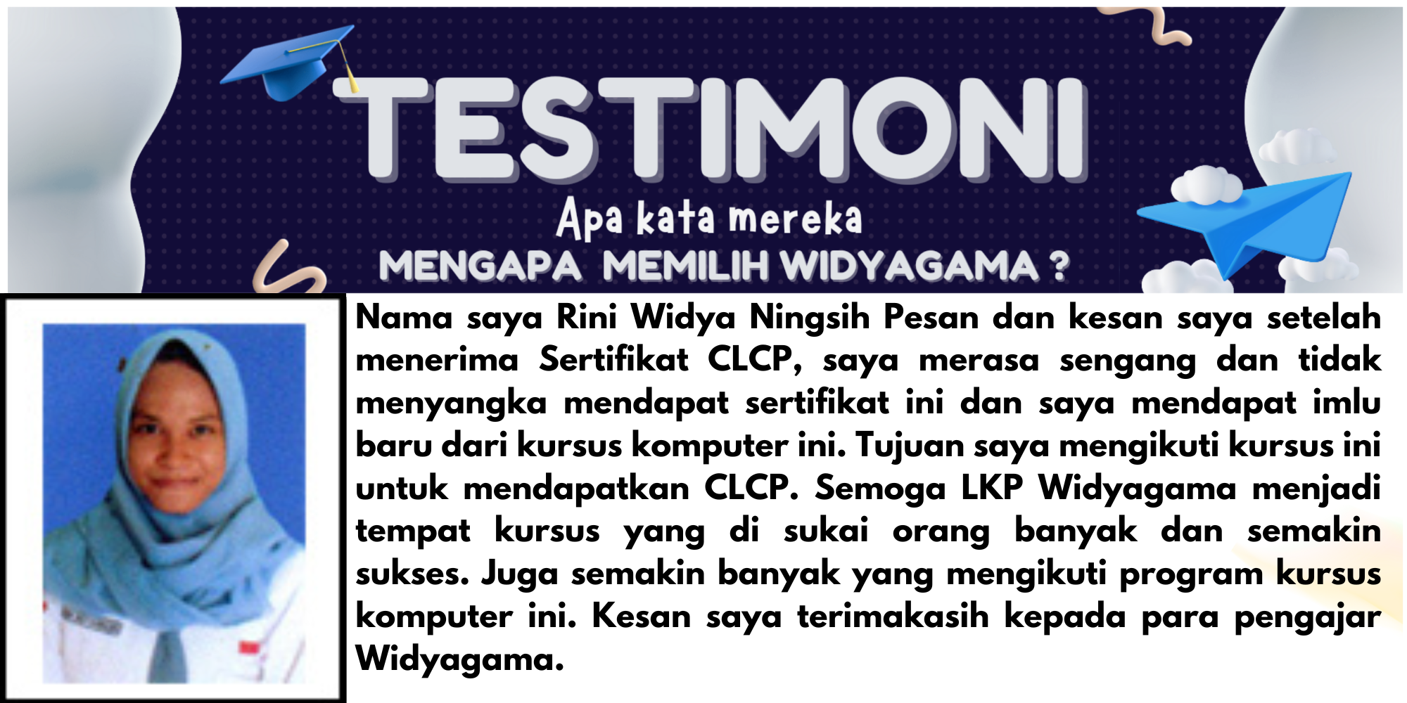 ulasan peserta lulusan kursus komputer bahasa inggris fec jatinangor